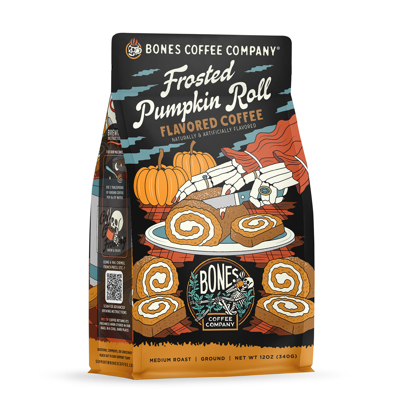 Frosted Pumpkin Roll